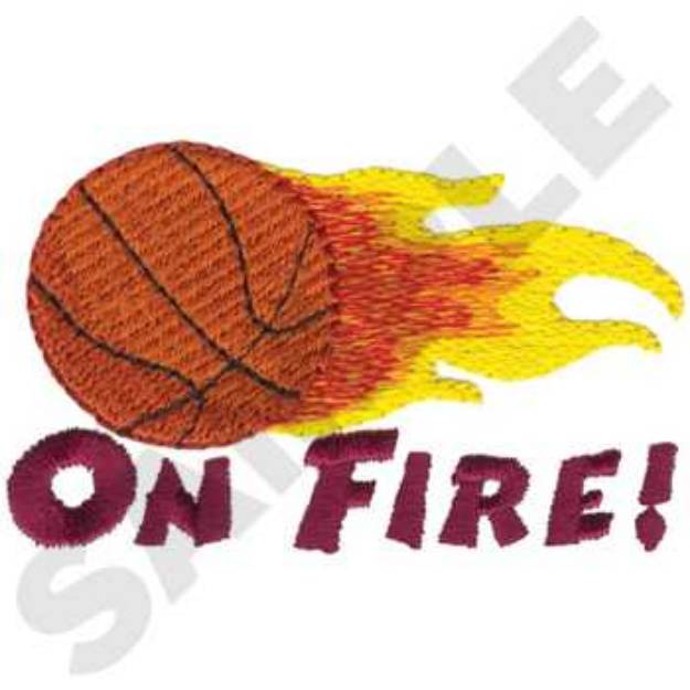 Picture of On Fire Machine Embroidery Design