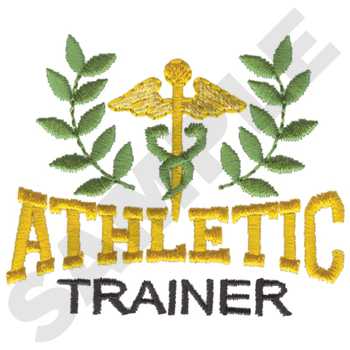 Athletic Trainer Machine Embroidery Design
