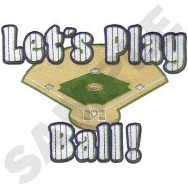 Picture of Lets Play Ball Machine Embroidery Design
