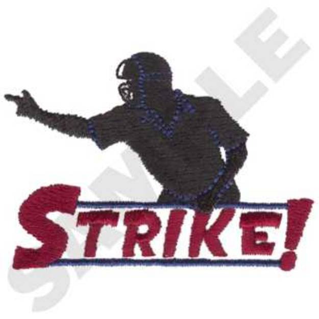 Picture of Strike Logo Machine Embroidery Design