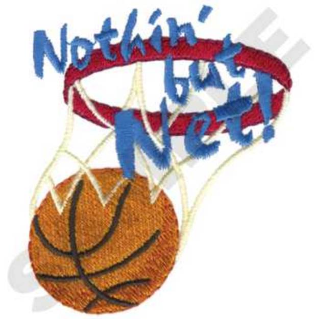 Picture of Nothin But Net Machine Embroidery Design