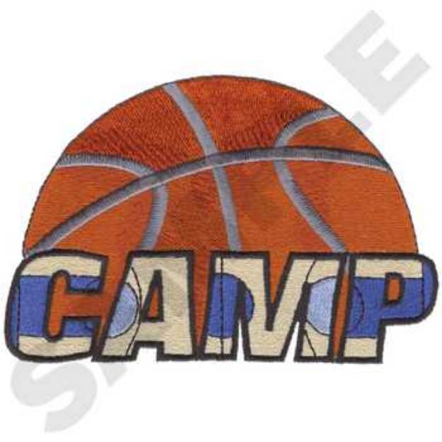 Picture of Basketball Camp Machine Embroidery Design