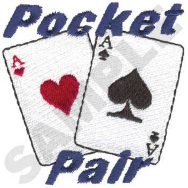 Picture of Pocket Pair Machine Embroidery Design