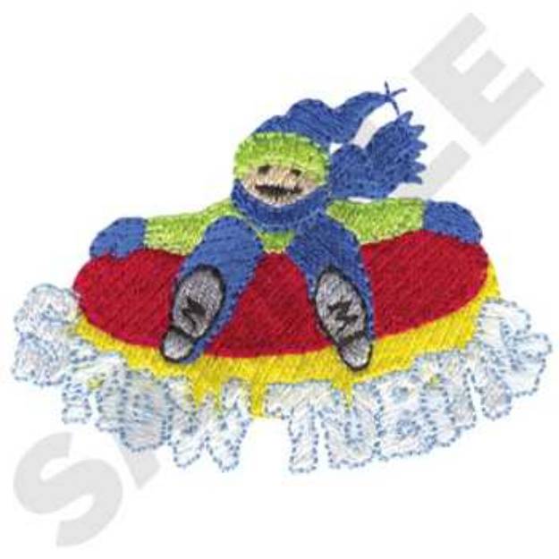 Picture of Snow Tubing Machine Embroidery Design