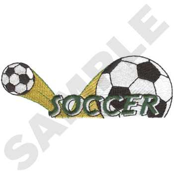Soccer Pocket Topper Machine Embroidery Design