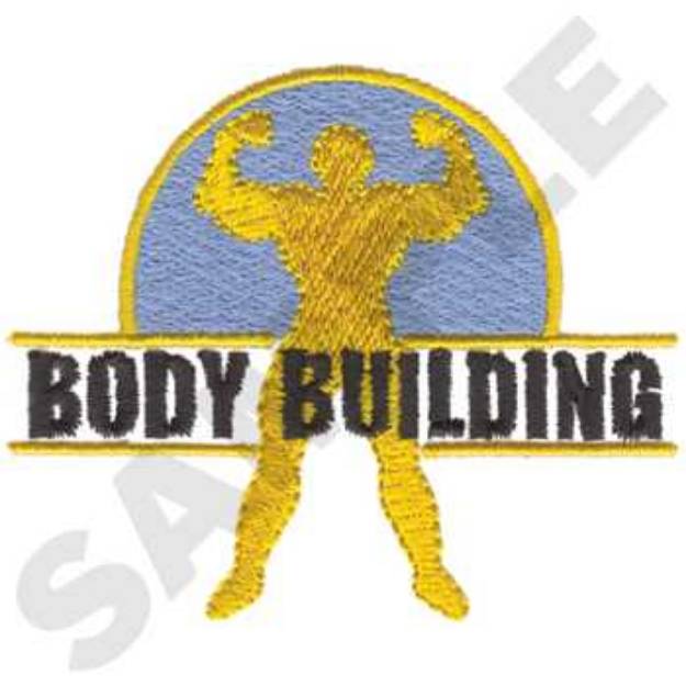 Picture of Body Building Machine Embroidery Design