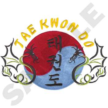 Tae Kwon Do Machine Embroidery Design