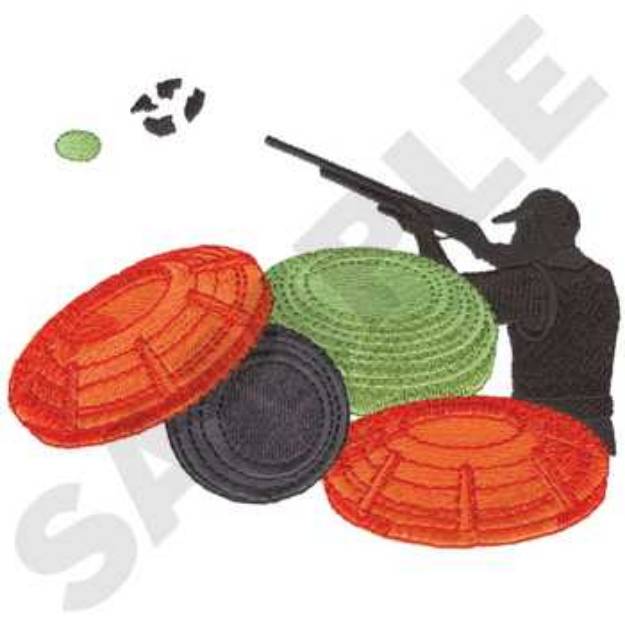 Picture of Sporting Clays Machine Embroidery Design