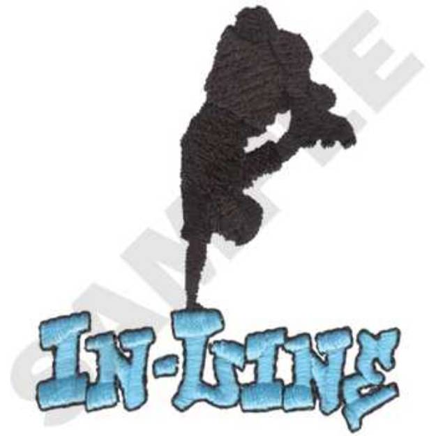 Picture of In-line Skater Machine Embroidery Design