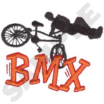 Freestyle BMX Small Machine Embroidery Design