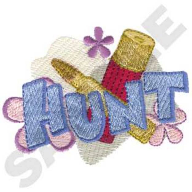 Picture of Womens Hunting Machine Embroidery Design