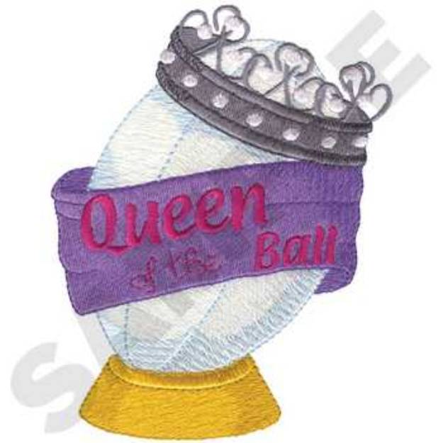 Picture of Queen Of The Ball Machine Embroidery Design