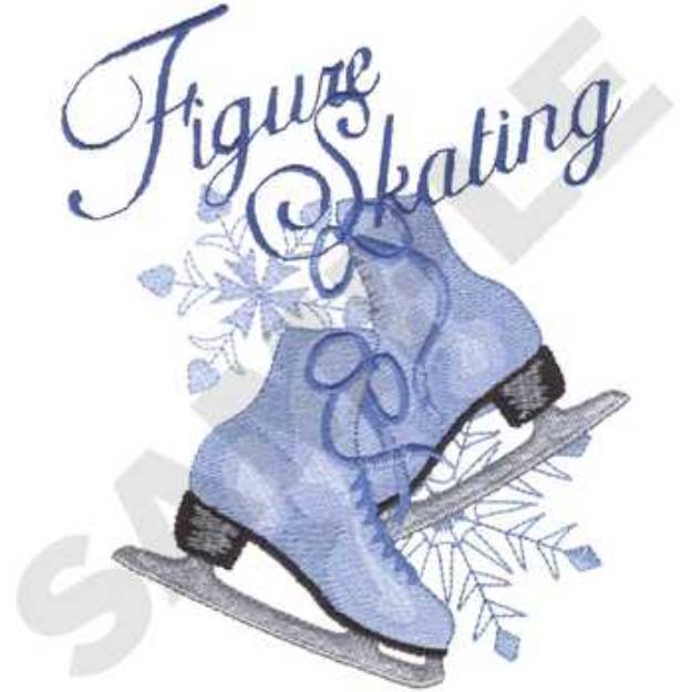 Picture of Figure Skating Machine Embroidery Design