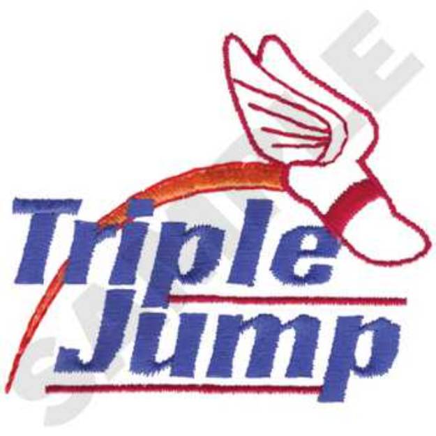 Picture of Triple Jump Machine Embroidery Design
