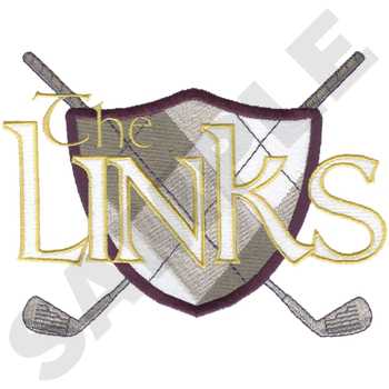 The Links Machine Embroidery Design