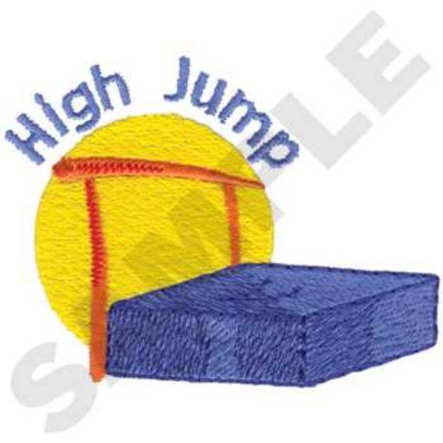 Picture of High Jump Machine Embroidery Design