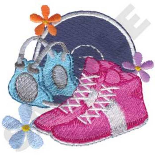 Picture of Womens Wrestling Machine Embroidery Design