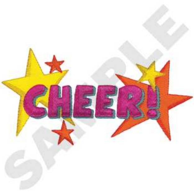 Picture of Cheering Stars Machine Embroidery Design