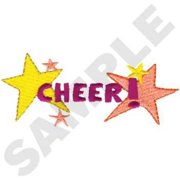 Cheering Star Machine Embroidery Design