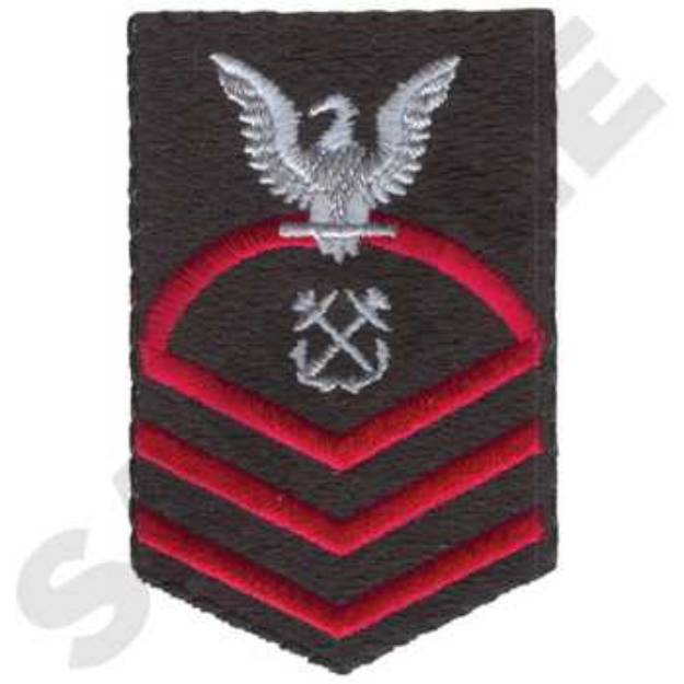 Picture of Chief Petty Officer Machine Embroidery Design