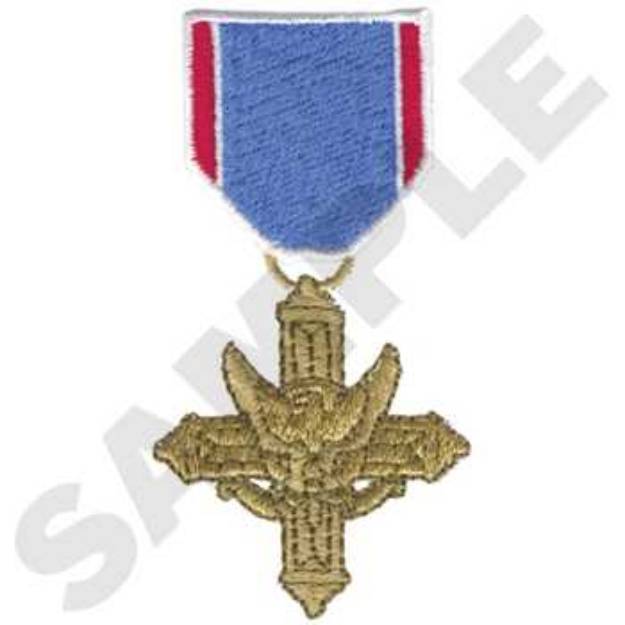 Picture of Distinguished Service Cross Machine Embroidery Design
