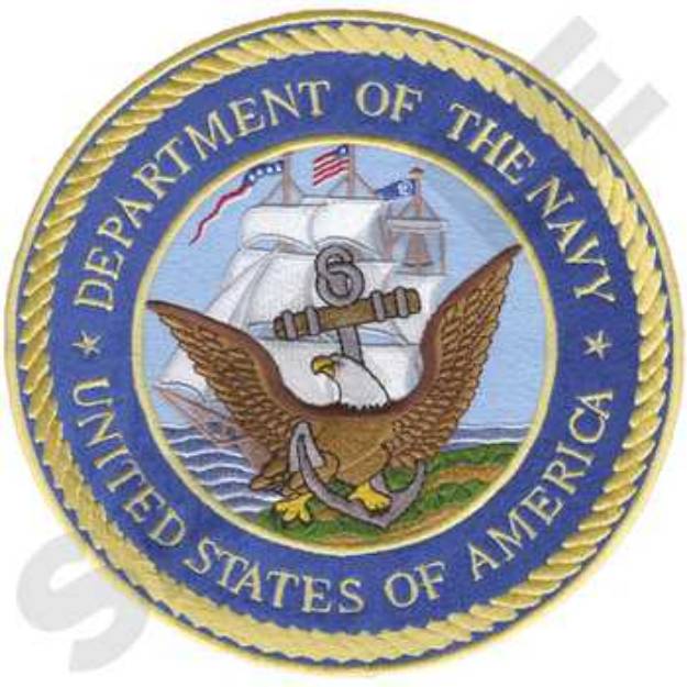 Picture of Navy Seal Machine Embroidery Design