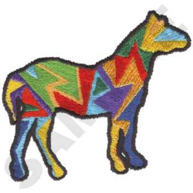 Picture of Southwest Horse Machine Embroidery Design