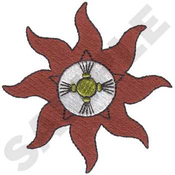 Southwest Sun Machine Embroidery Design