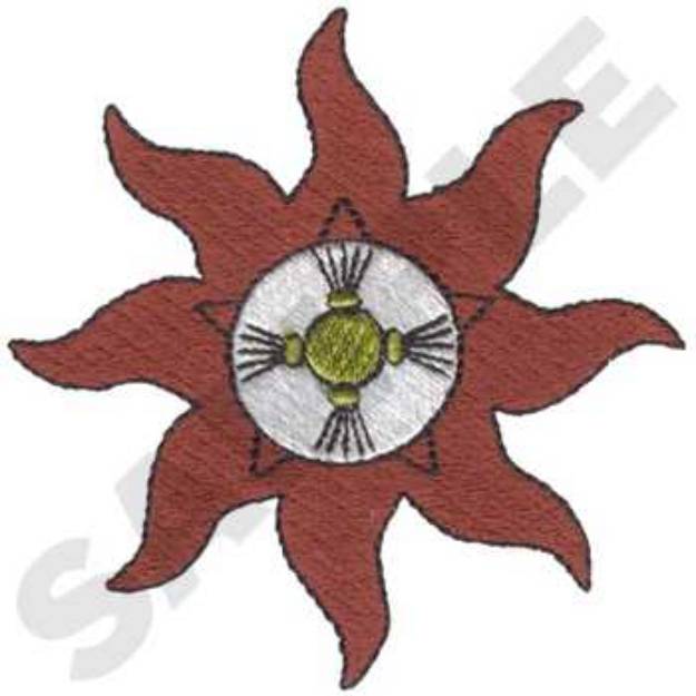 Picture of Southwest Sun Machine Embroidery Design