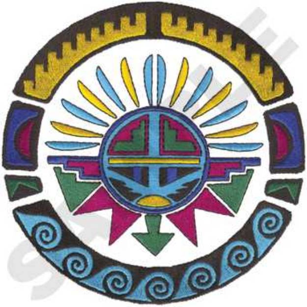 Picture of Kachina Machine Embroidery Design
