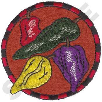 Real Chilis Machine Embroidery Design