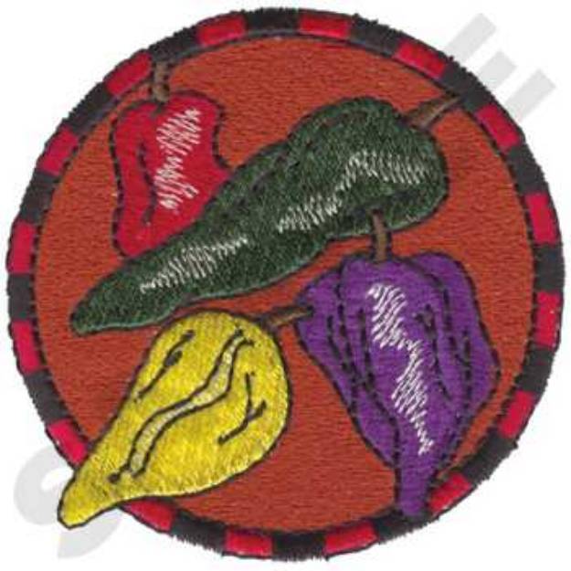 Picture of Real Chilis Machine Embroidery Design