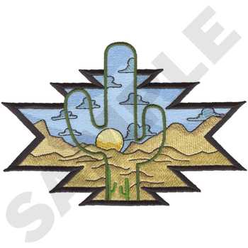 Cactus Design Machine Embroidery Design