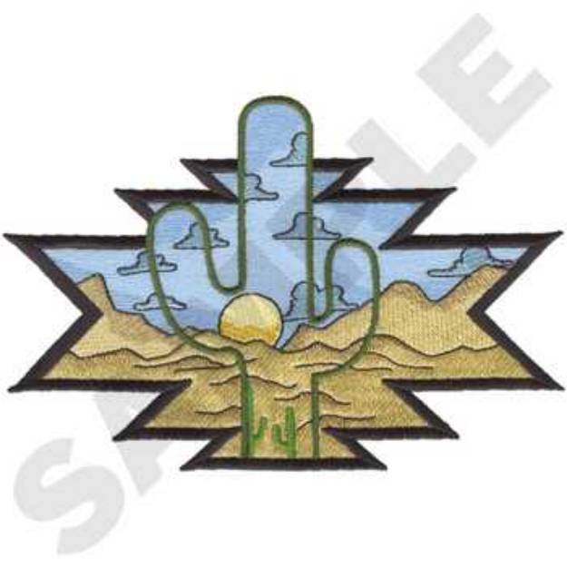 Picture of Cactus Design Machine Embroidery Design