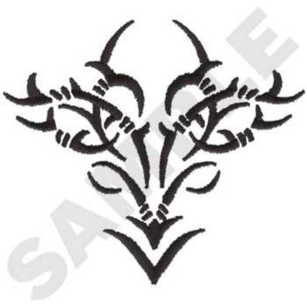 Picture of Tribal Barbed Wire Machine Embroidery Design