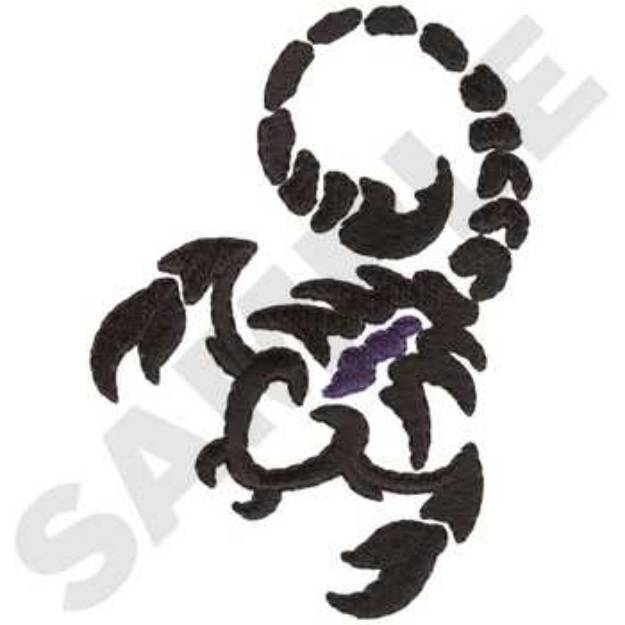 Picture of Scorpion Machine Embroidery Design