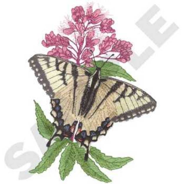 Picture of Tiger Swallowtail Machine Embroidery Design