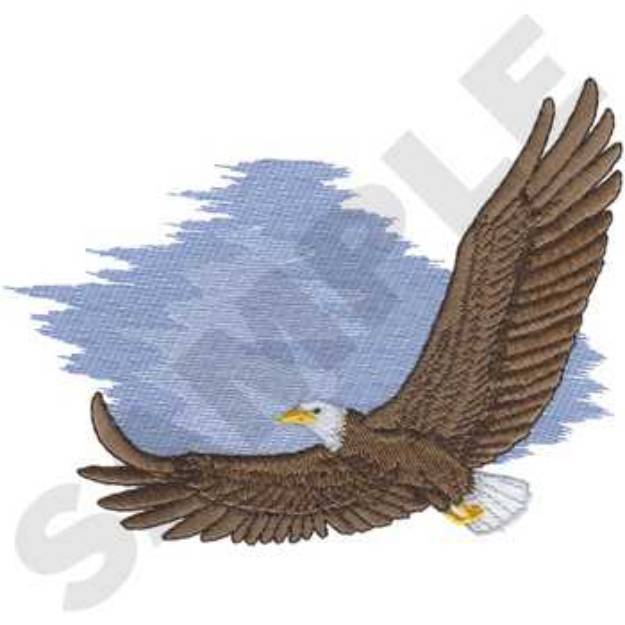 Picture of Bald Eagle Machine Embroidery Design