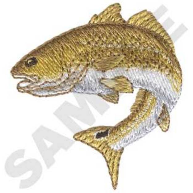 Picture of Redfish Machine Embroidery Design
