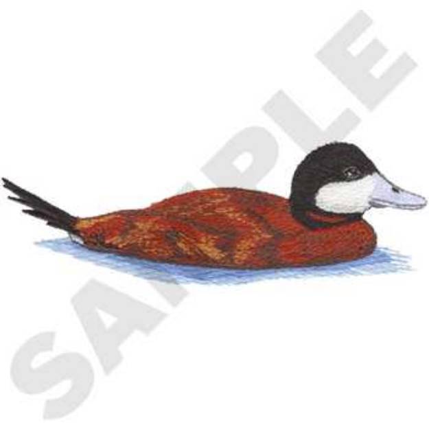 Picture of Ruddy Duck Machine Embroidery Design