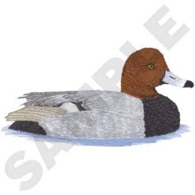 Picture of Redhead Duck Machine Embroidery Design