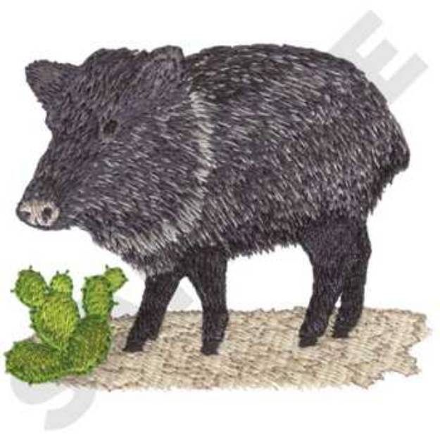 Picture of Javalina Machine Embroidery Design