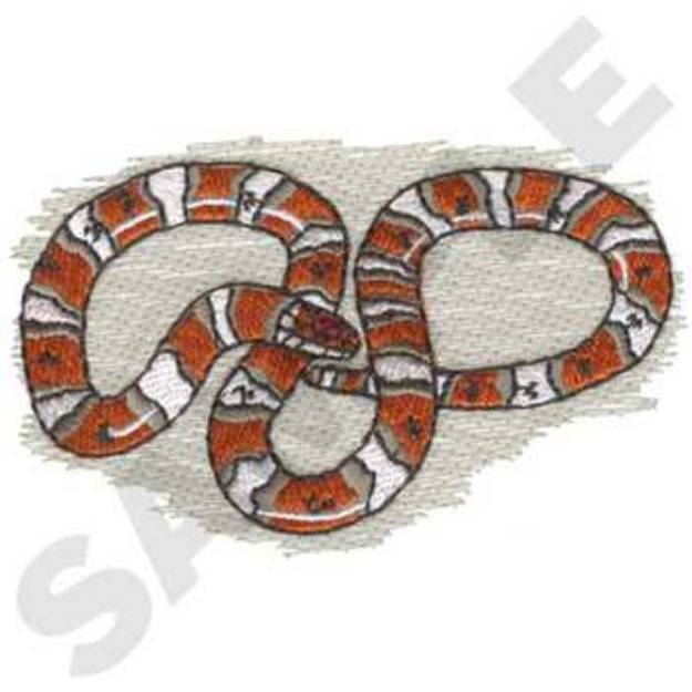 Picture of Milk Snake Machine Embroidery Design