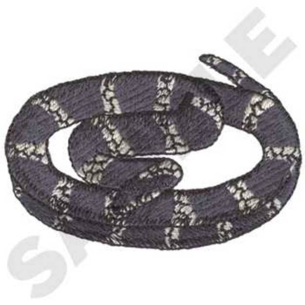Picture of Common King Snake Machine Embroidery Design