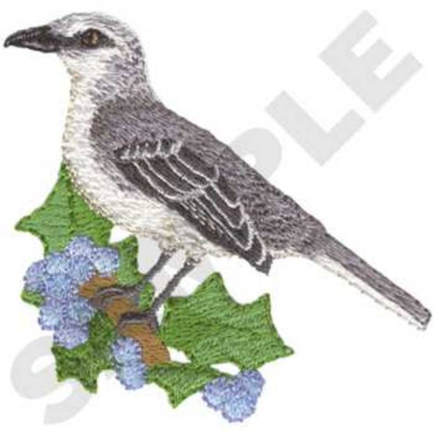 Picture of Mockingbird Machine Embroidery Design