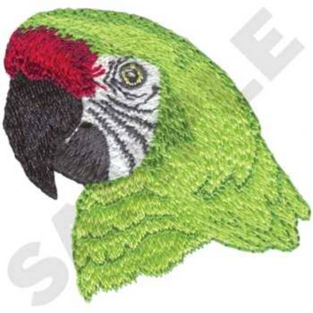 Picture of Military Macaw Machine Embroidery Design