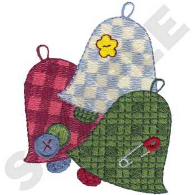 Picture of Bell Ornaments Machine Embroidery Design