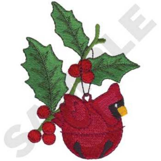 Picture of Cardinal Bell Machine Embroidery Design