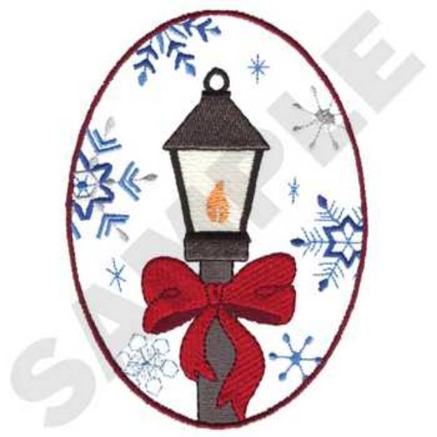 Picture of Lamppost Machine Embroidery Design