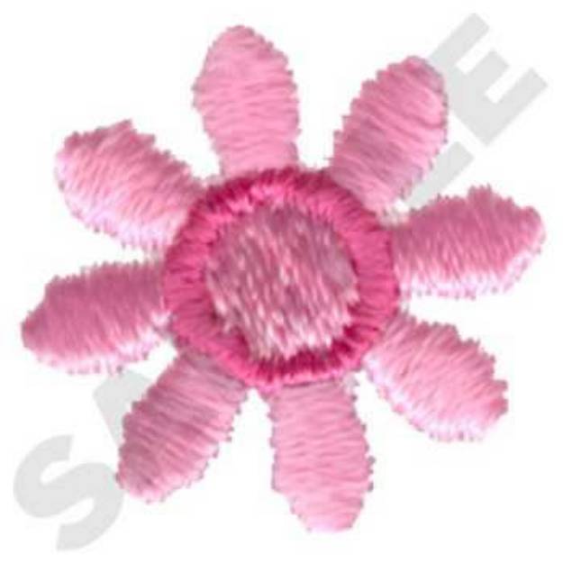 Picture of Flower Accent Machine Embroidery Design